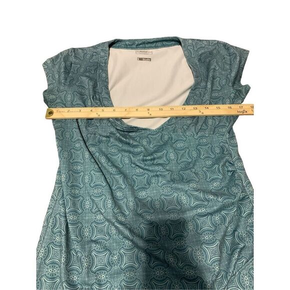 Beautiful Alpine Design Performance pullover v neck Dress Womens Blue Size medi - Picture 13 of 13